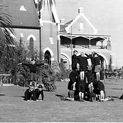 St Joseph's Home, Surrey Hills, boys in the grounds